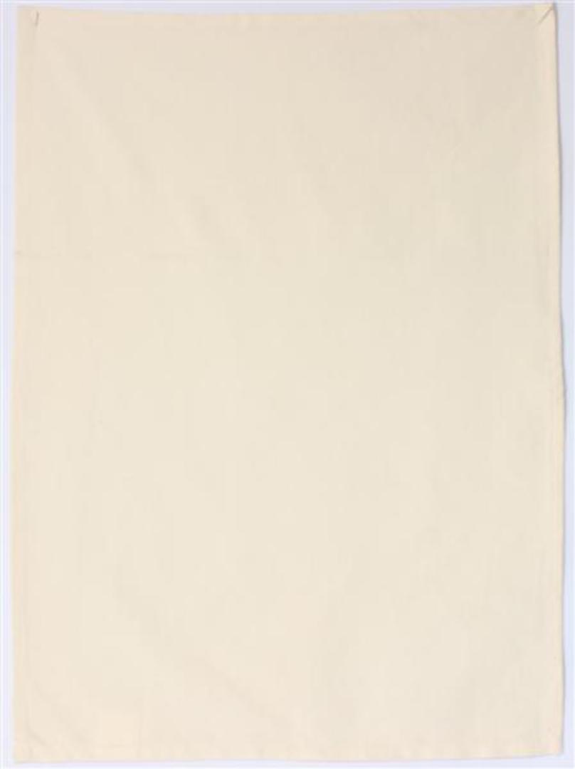  Screen printing plain tea towel natural. Code: T/T-PLAIN/NAT. image 0